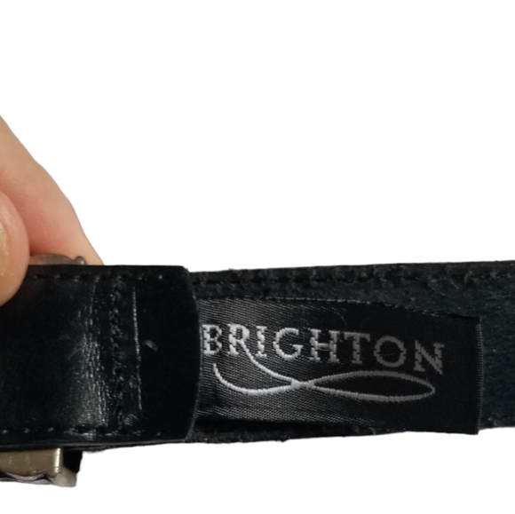 Brighton leather belt, Set of 2 belts- one genuine Brighton, one Brighton style. - Picture 6 of 14